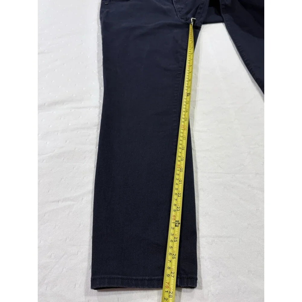 Tory Burch Navy Blue Stretch Pants Womens Size 31 Slim 5-Pocket Style 90001209